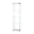 Black Rectangular Curio Cabinet H4532