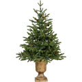 4-Ft. Noble Fir Artificial Tree with Metallic Urn Base X929511