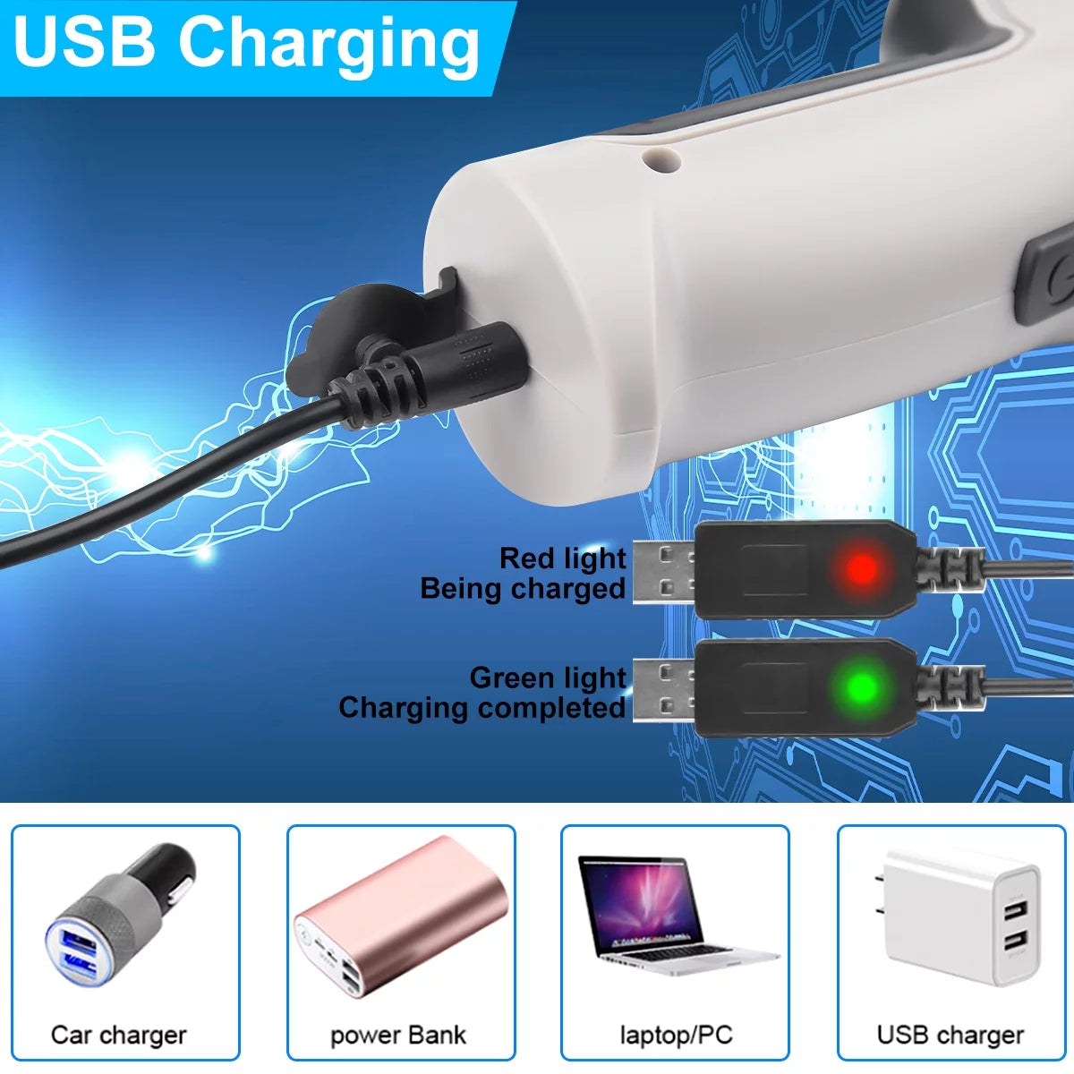 4 In 1 Handheld Wireless Car Vacuum Cleaner 9000Pa Strong Suction Mini Cleaner R264319