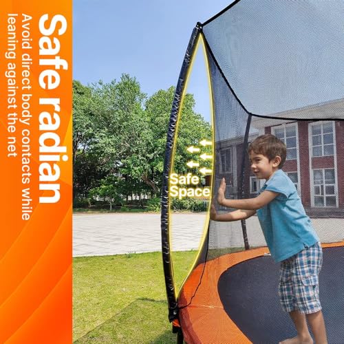 14FT 12FT 10FT Non-Spring Trampoline with Enclosure Net C3500