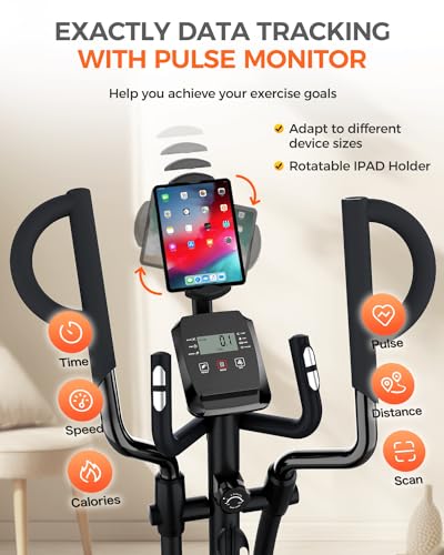 Elliptical Machine with 16-Level Resistance Magnetic Driving System F4146