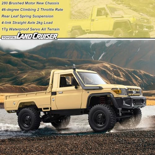 1/12 Scale 4x4 RC Crawler Truck with 2 Batteries O8872
