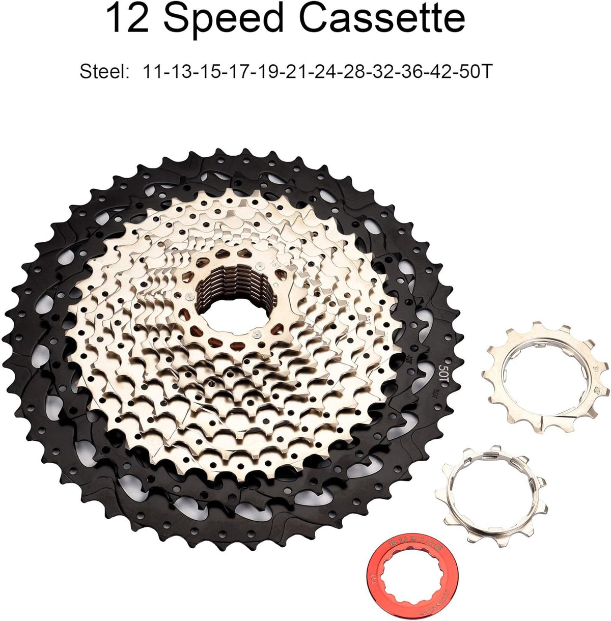 12 Speed 11-50 Cassette for Mountain Bike F3692