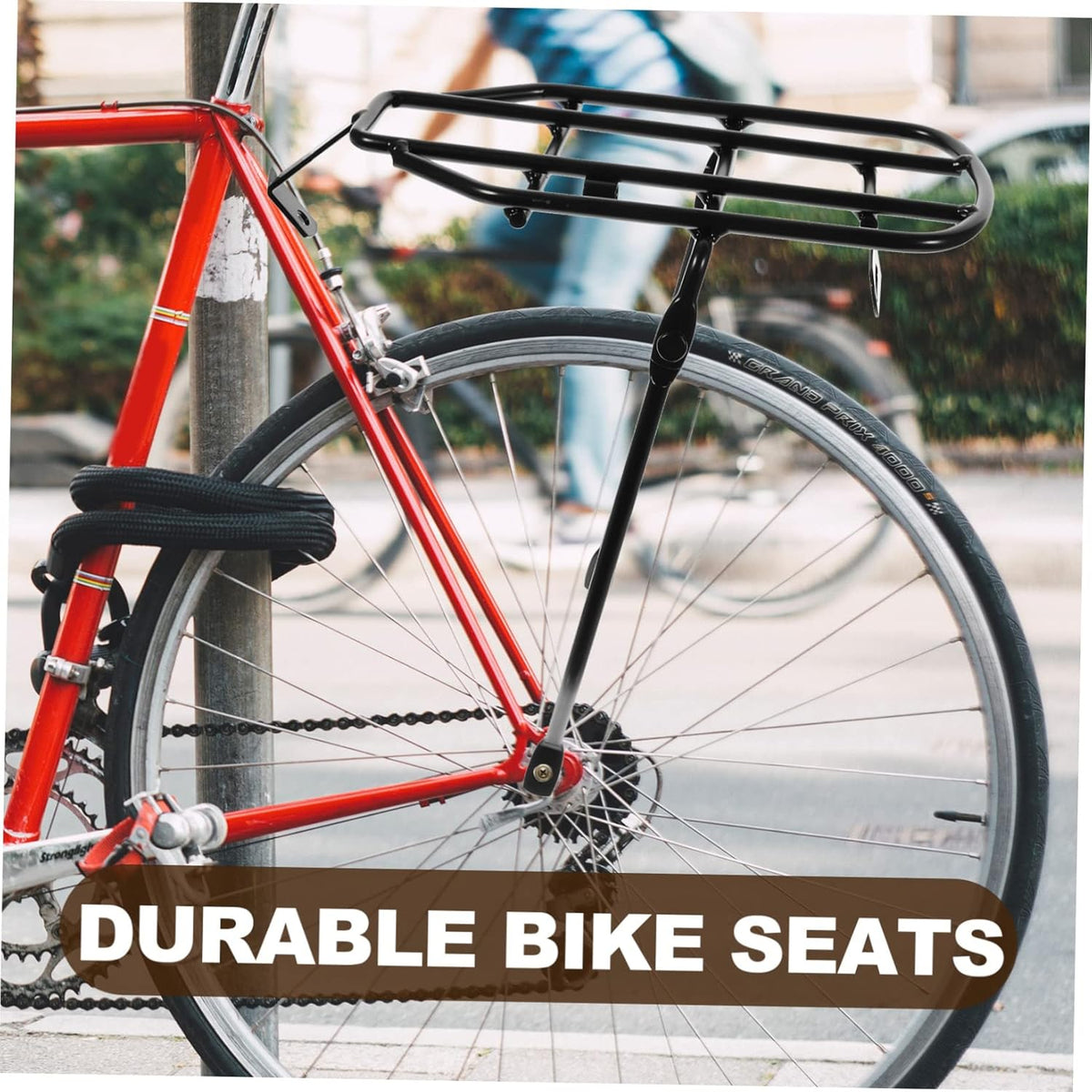 2pcs Bicycle Rear Seat Luggage Carrier Rack Mat Metal G4955