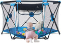 Portable Playpen for Infants and Toddlers with Padded Floor S378