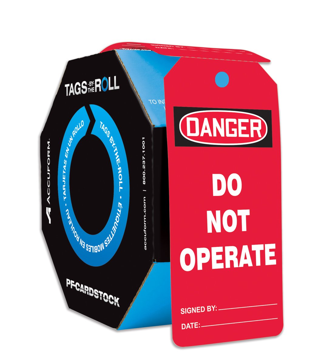 Danger DO NOT Operate Tags J776732
