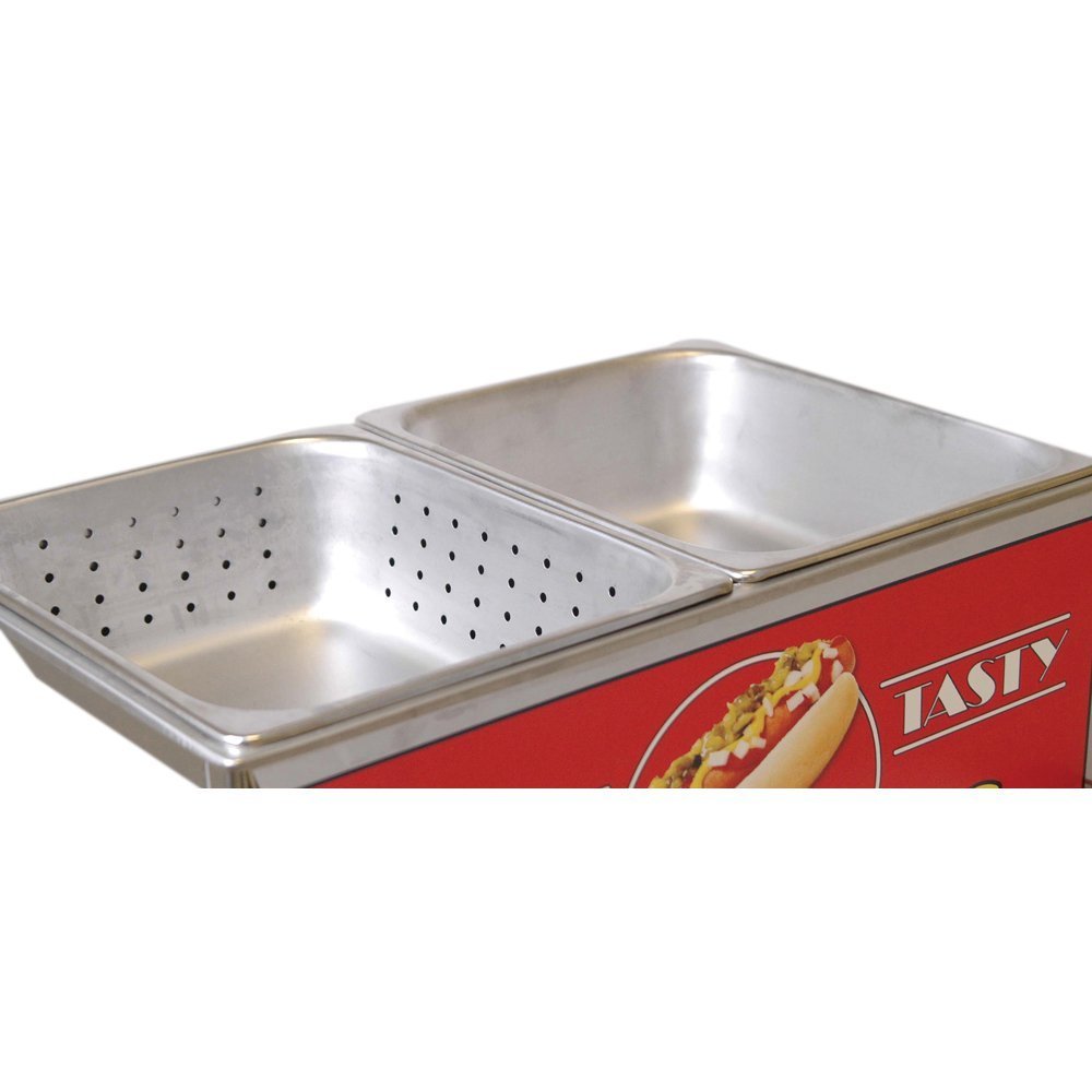 Mini Cart Hotdog Steamer 120V 1200W 10A F168605