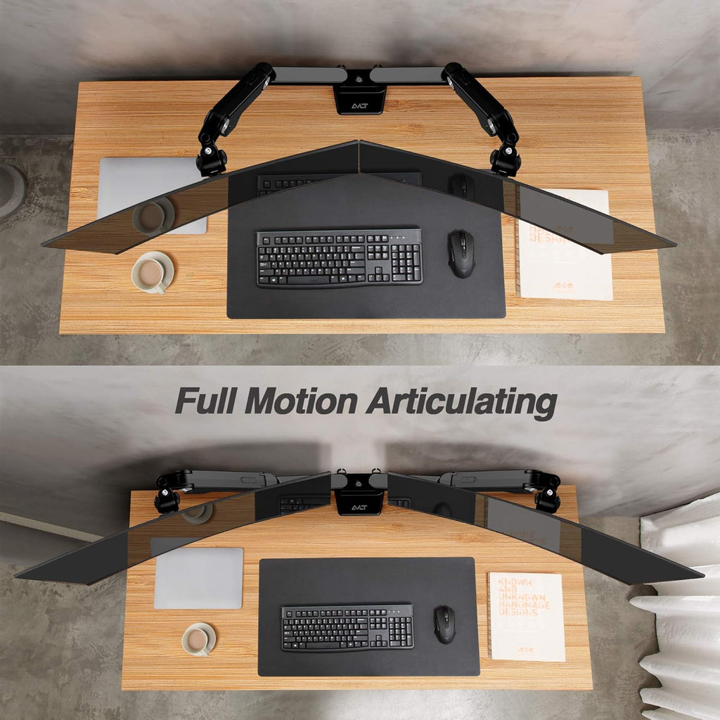 Dual 24-35 Monitor Arm Desk Mount W16528