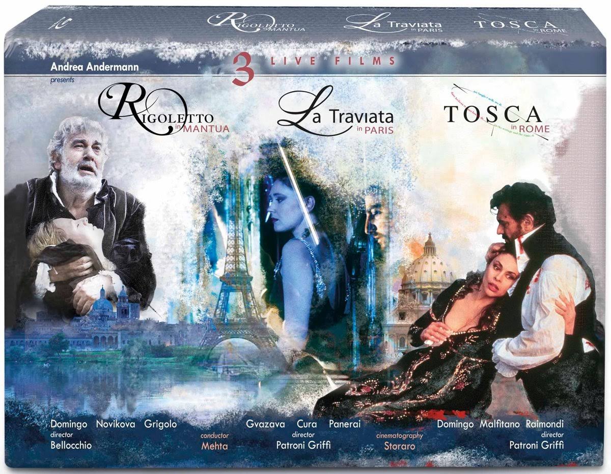 La Traviata Rigoletto Tosca Blu-ray P7097