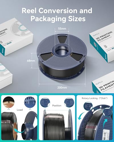 3D Printer Filament Bundle Multicolor PETG Filament 1.75mm, 2kg in Total, 0.25kg per Spool, 8 Pack, 8 Colors G9738