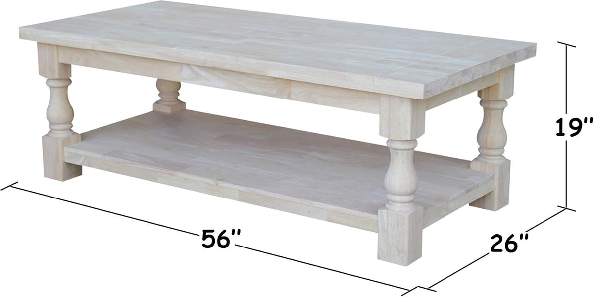 51 by 23-Inch Coffee Table S418