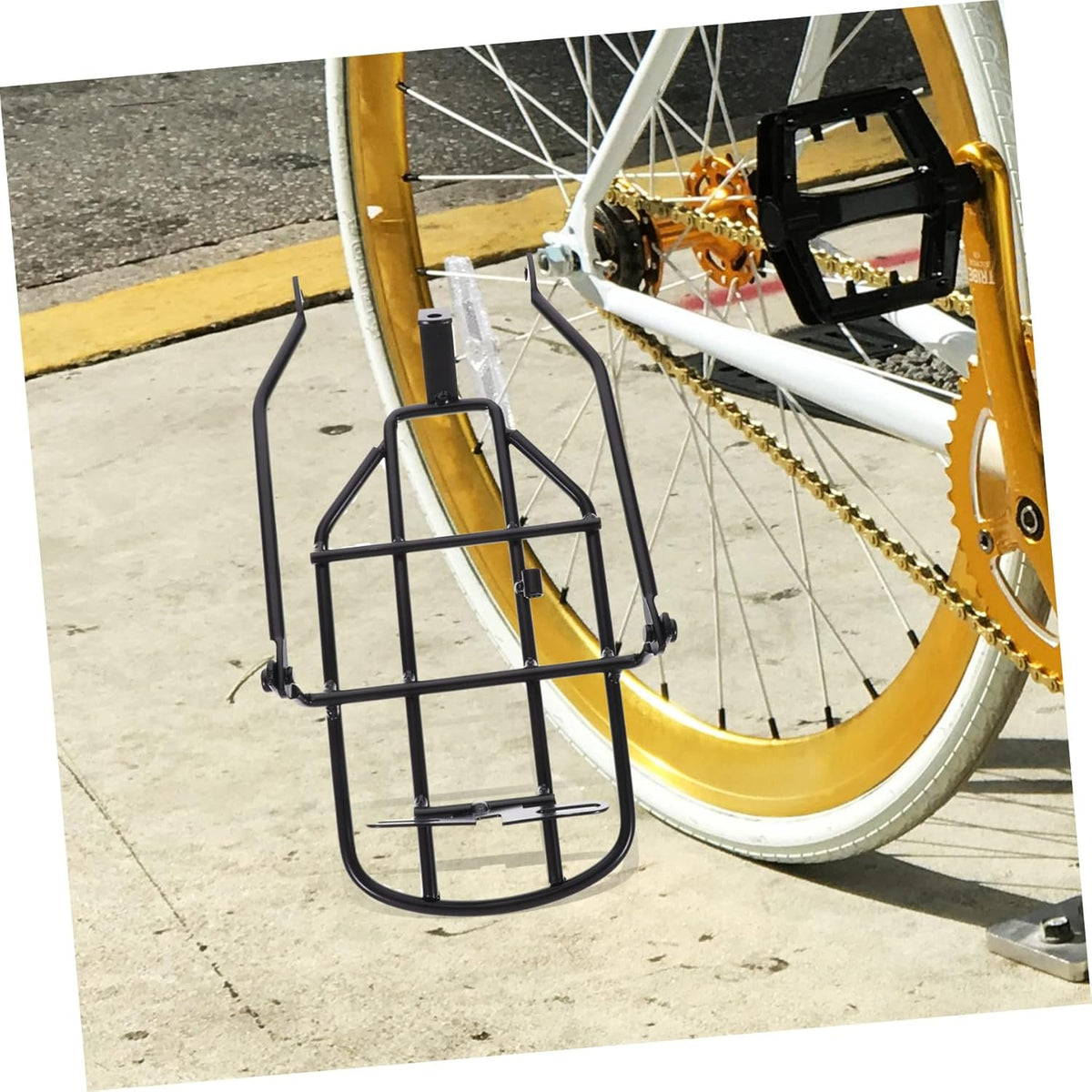 2pcs Bicycle Rear Seat Luggage Carrier Rack Mat Metal G4955