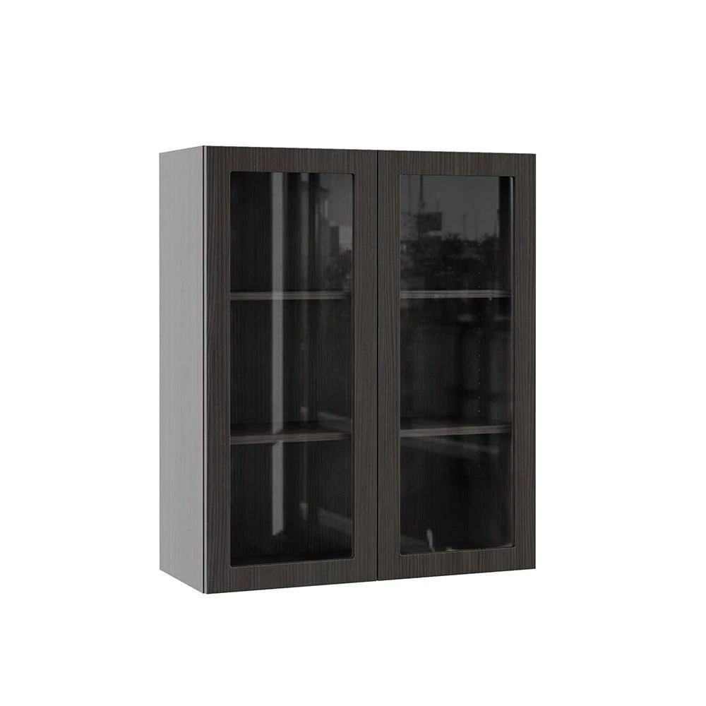 30x36x12 in. Wall Kitchen Cabinet with Glass Doors T812435