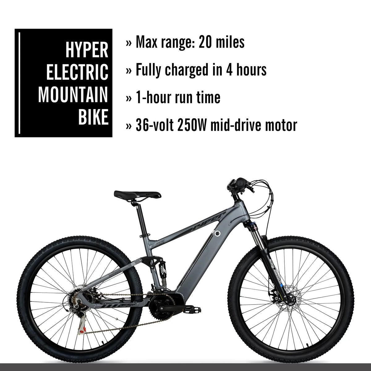 Grey 29" 36V Electric Mountain Bike C709822