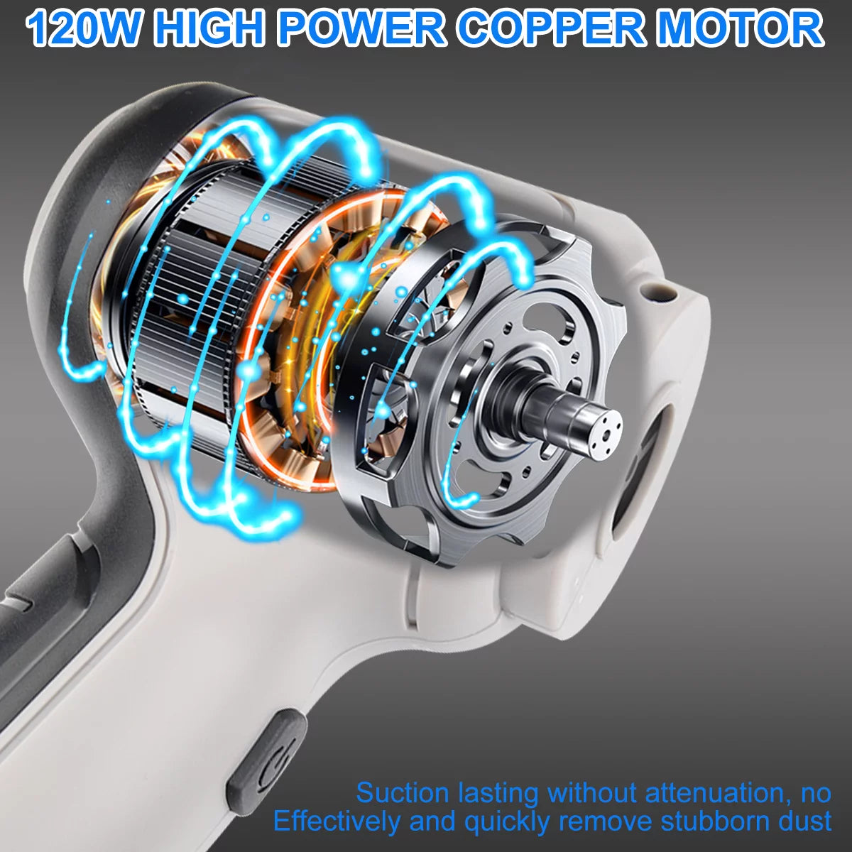 4 In 1 Handheld Wireless Car Vacuum Cleaner 9000Pa Strong Suction Mini Cleaner R264319