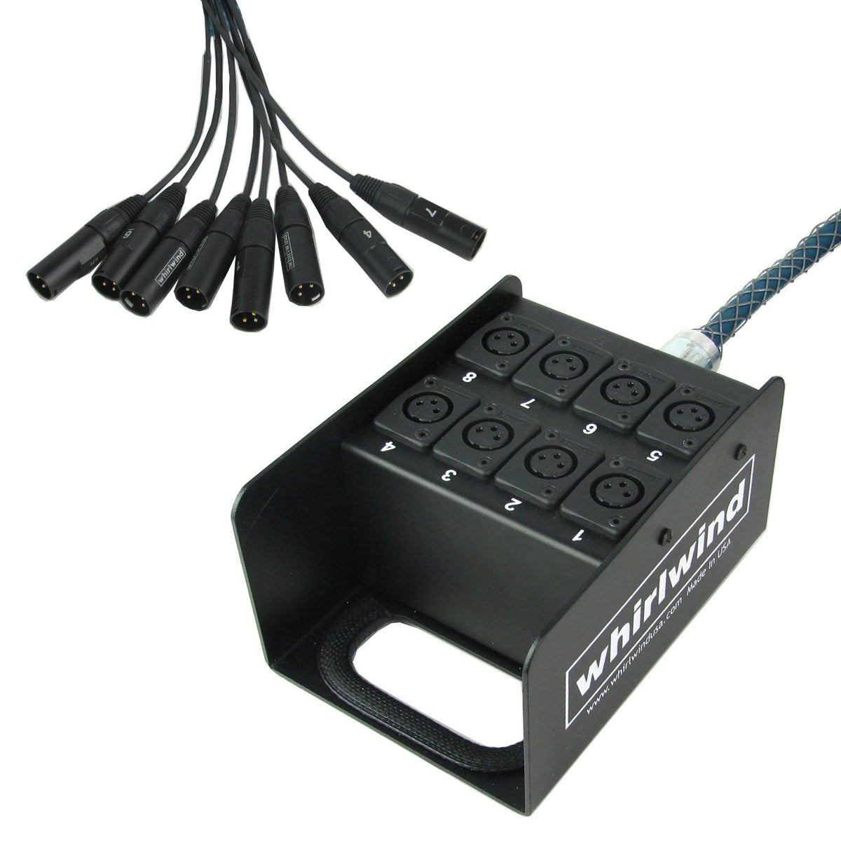 8 XLR Inputs Snake Cable A959