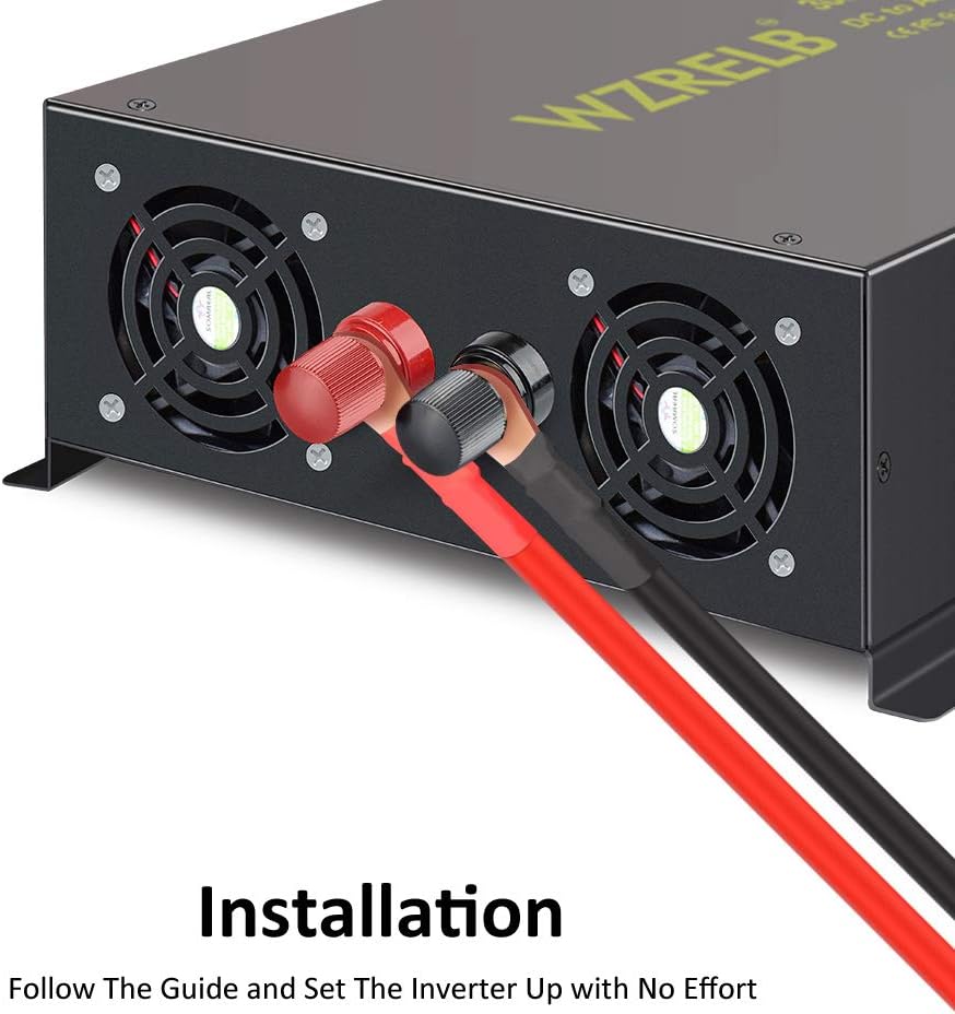 500W Pure Sine Wave Power Inverter 24V to 110V AC Converter Z4380