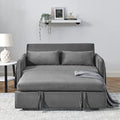 Black Velvet Convertible Sofa Bed with Pull Out Bed G119