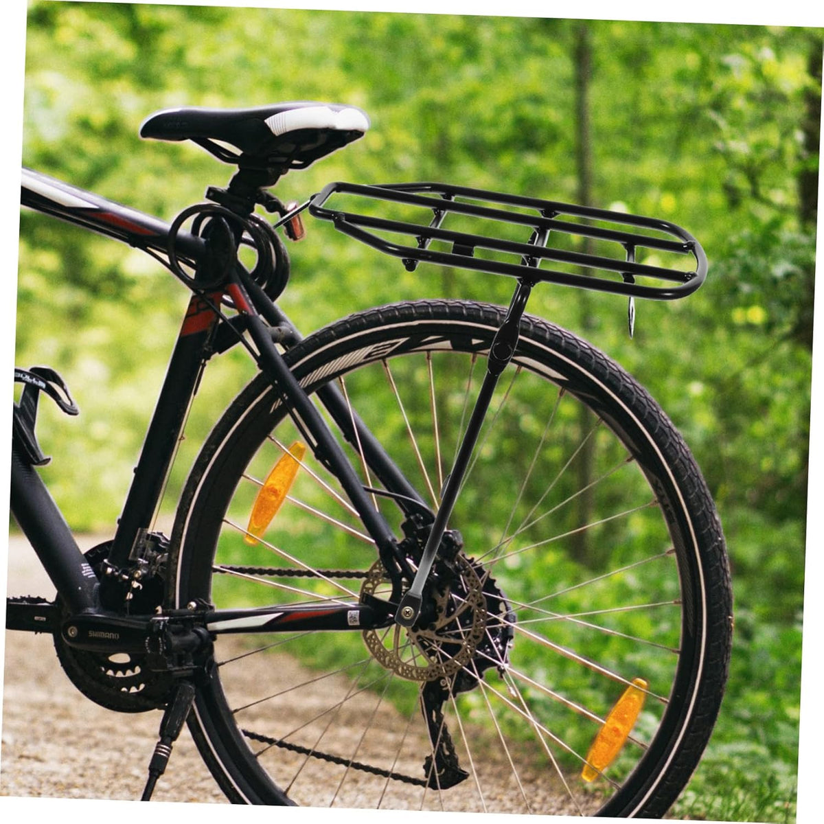 2pcs Bicycle Rear Seat Luggage Carrier Rack Mat Metal G4955
