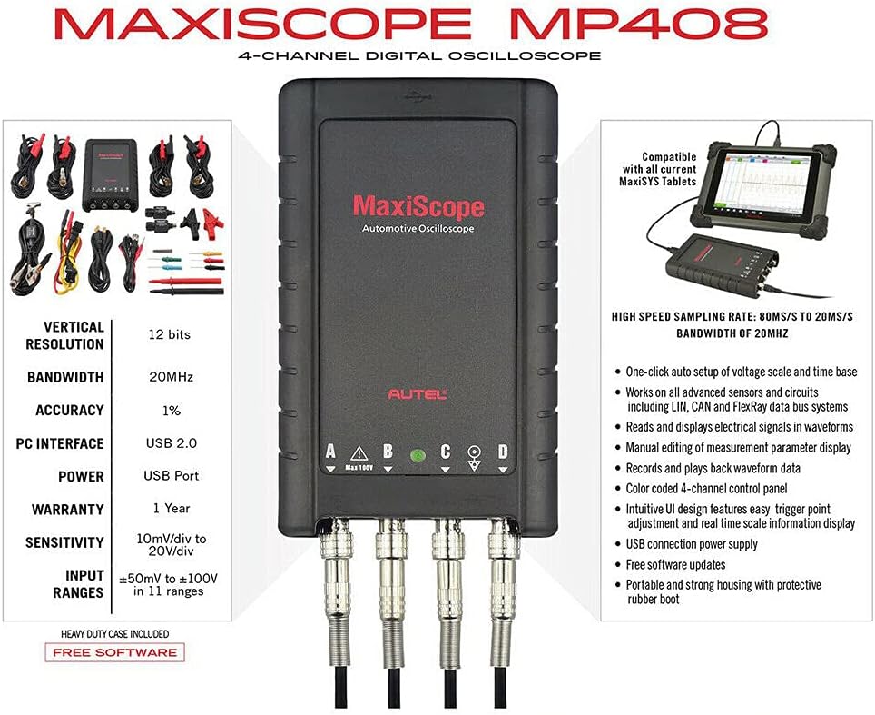 4-Channel Automotive Oscilloscope X303963