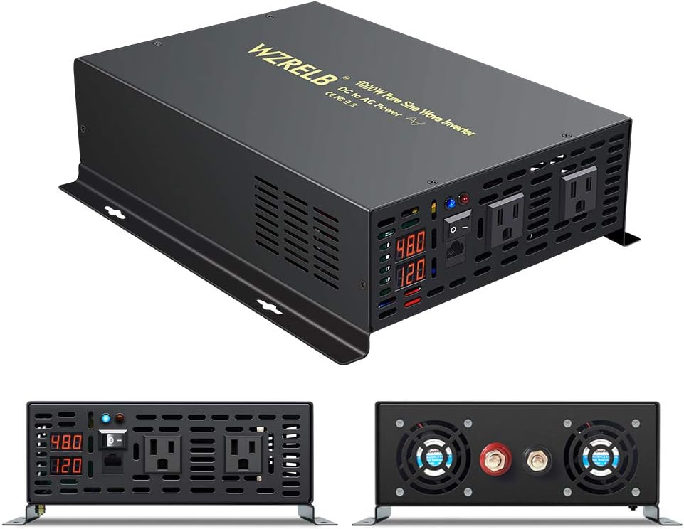 500W Pure Sine Wave Power Inverter 24V to 110V AC Converter Z4380