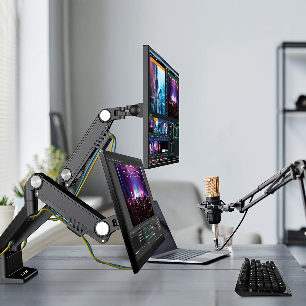 Dual 24-35 Monitor Arm Desk Mount W16528