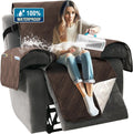 Oversized Recliner Cover 1-Piece Reversible with Elastic Straps P76357