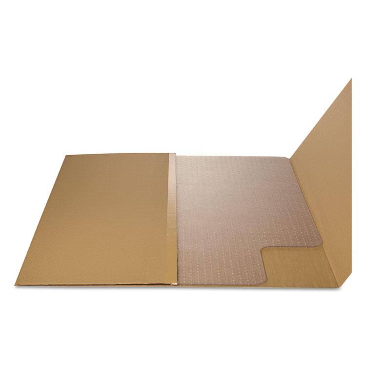 Clear Rectangular Chair Mat for Low Pile Carpet V811