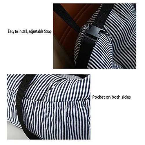 Dog Car Seat Pet Booster Seat with Storage Pocket S846955