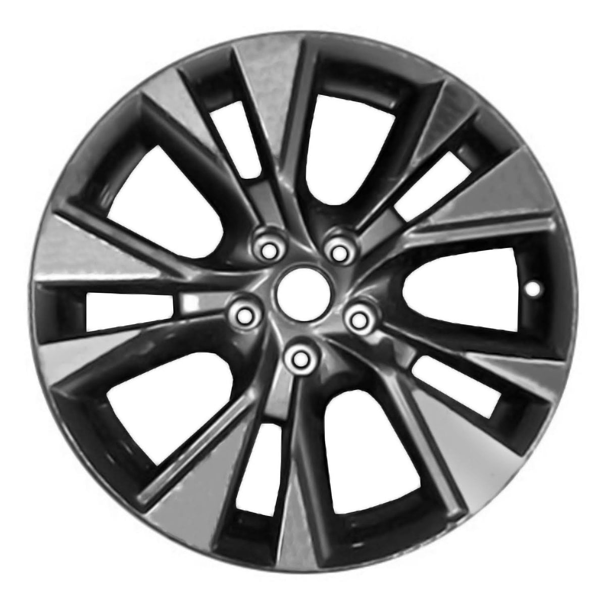 18x7.5 Machined and Medium Charcoal Metallic Alloy Wheel E713
