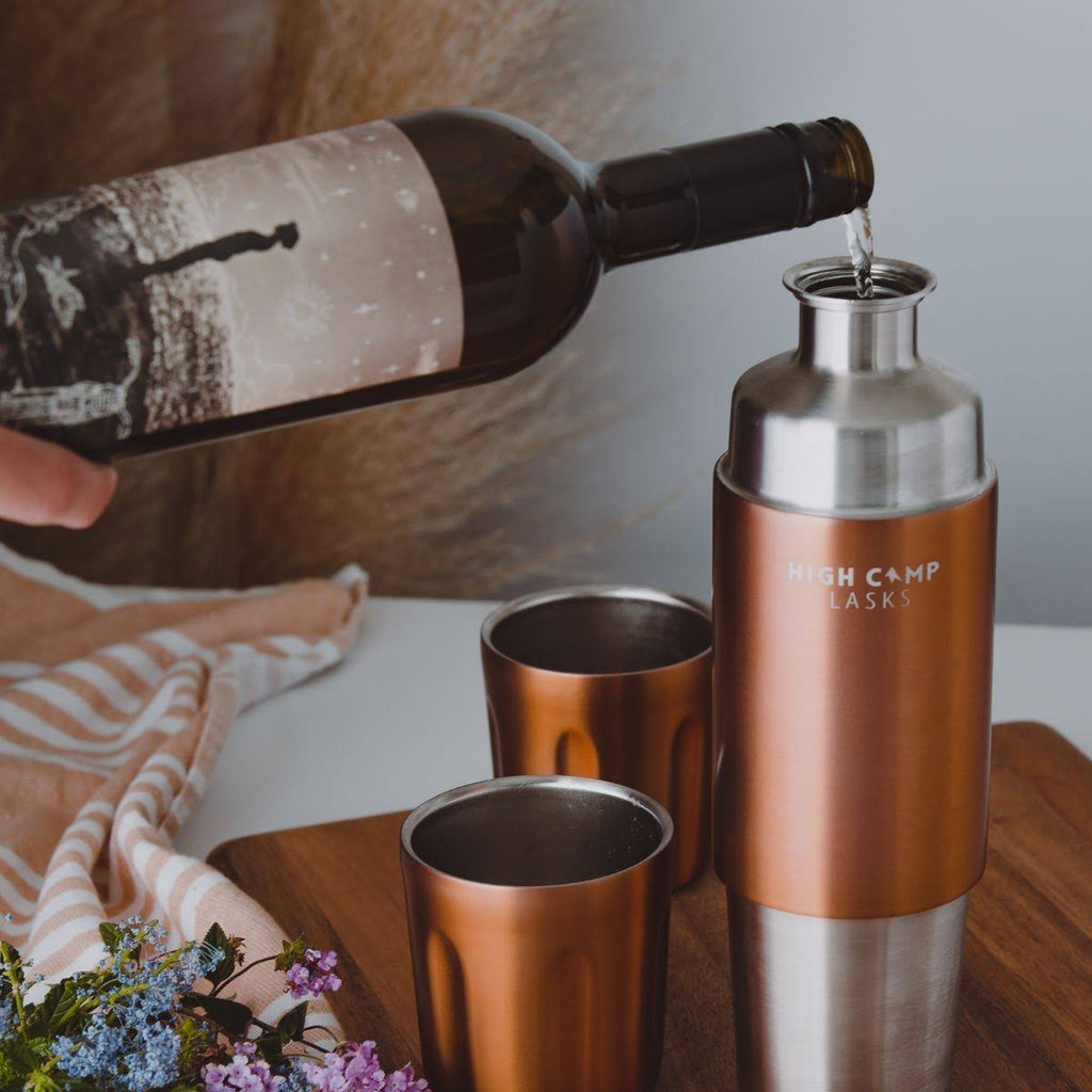 Brushed Stainless 750ml Flask Y221254