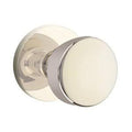 Polished Nickel Door Knob and Disk Rose X5087