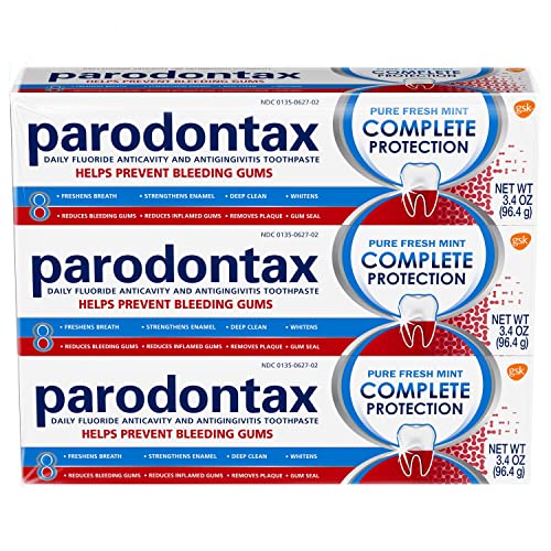 3.4 oz x 3 Pure Fresh Mint Toothpaste W412941
