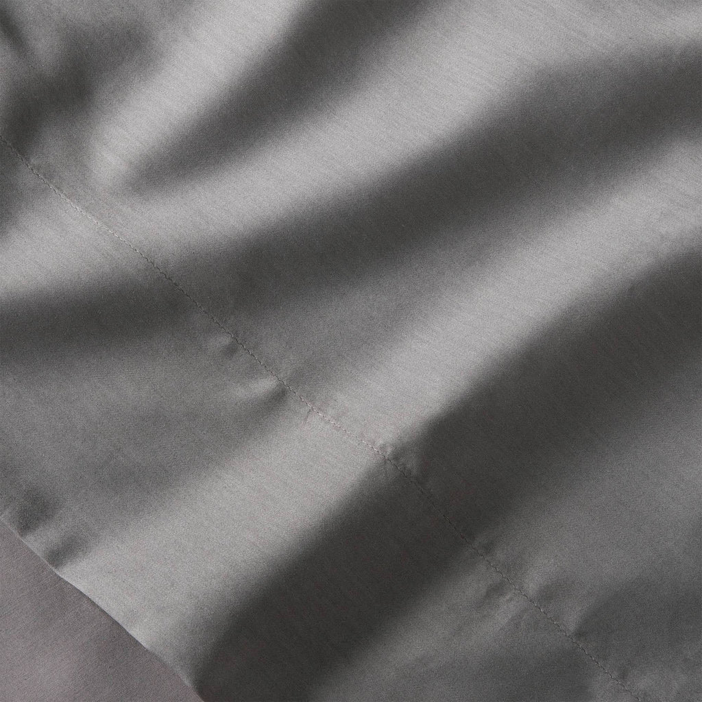 Queen 300 Thread Count Temperature Regulating Solid Sheet Set Dark Gray Z491221