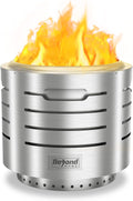 Smokeless Wood Burning Fire Pit with Ash Pan Stand S509661