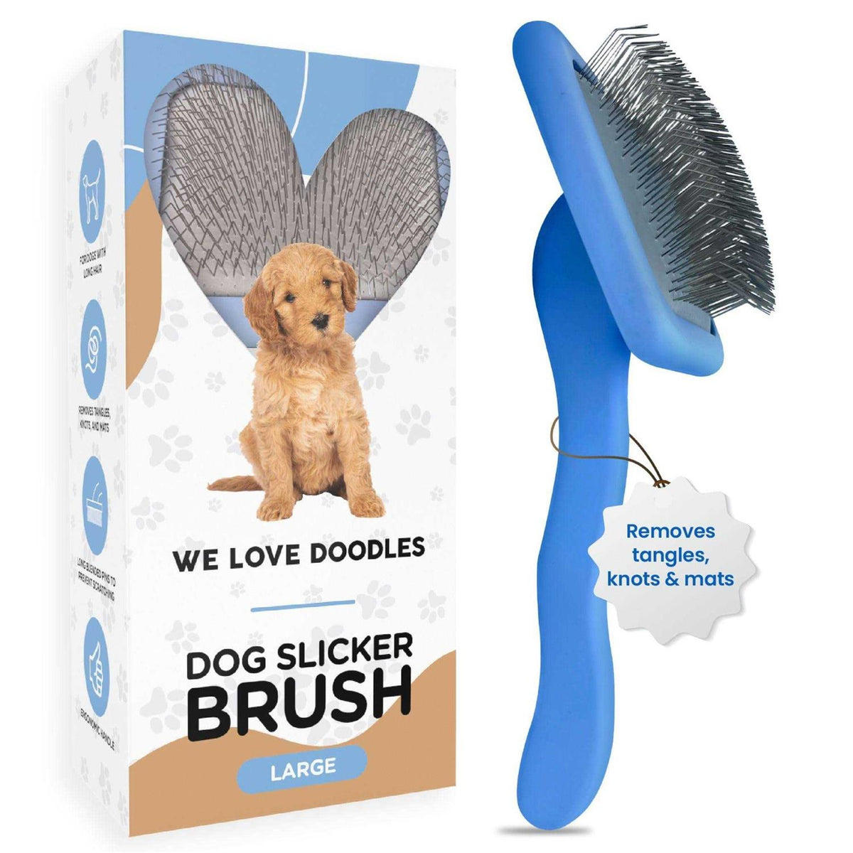 Dog Slicker Brush for Grooming Pet Hair N8529