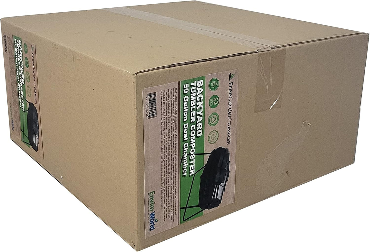 50 Gallon Dual Chamber Tumbler Composter A651733
