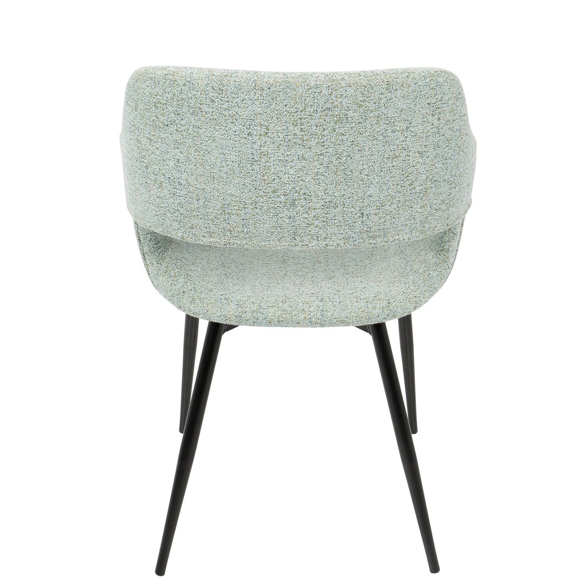 Mid-Century Modern Chair Set of 2 Green Y43756