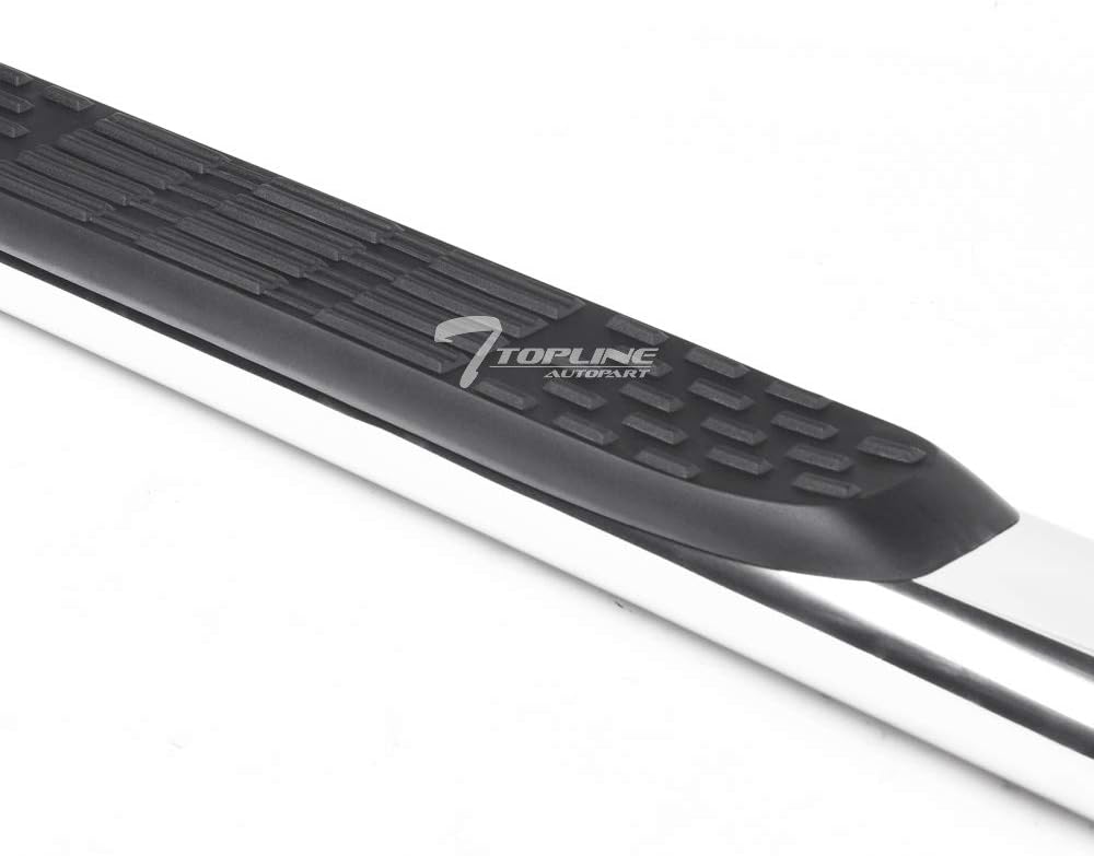 5 Oval Polished Stainless Steel Side Step Nerf Bars Running Boards G615430