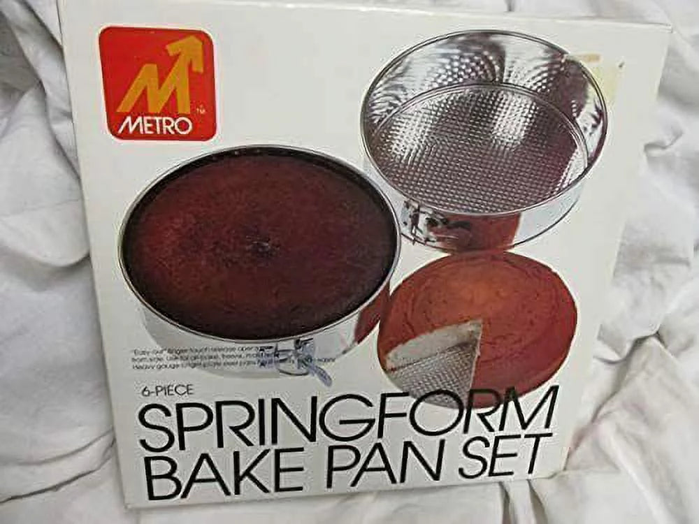 6-Piece Springform Bake Pan Set C414527