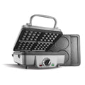 Belgian Waffle Maker with Pancake Plates Silver H5525
