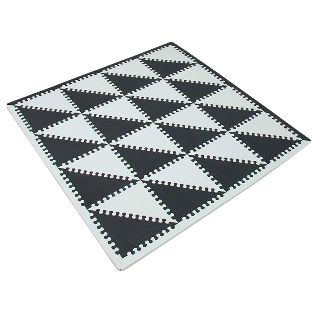 Grey White Triangle Foam Play Mat S1804