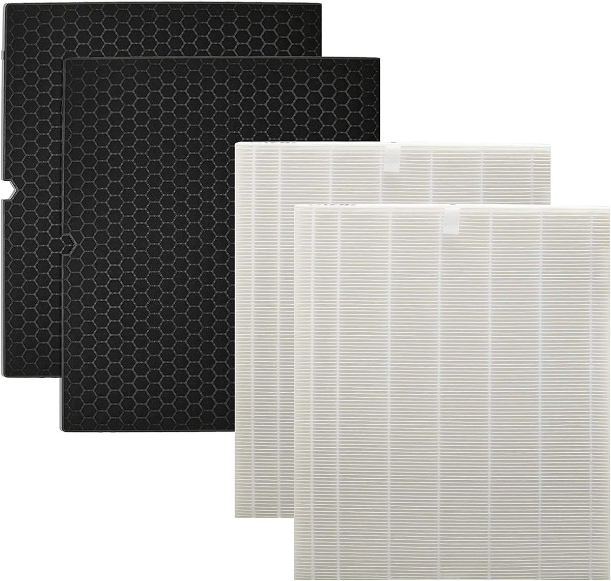 2 Pack HEPA Filters and 2 Pack Activated Carbon Filter Combo Pack X699