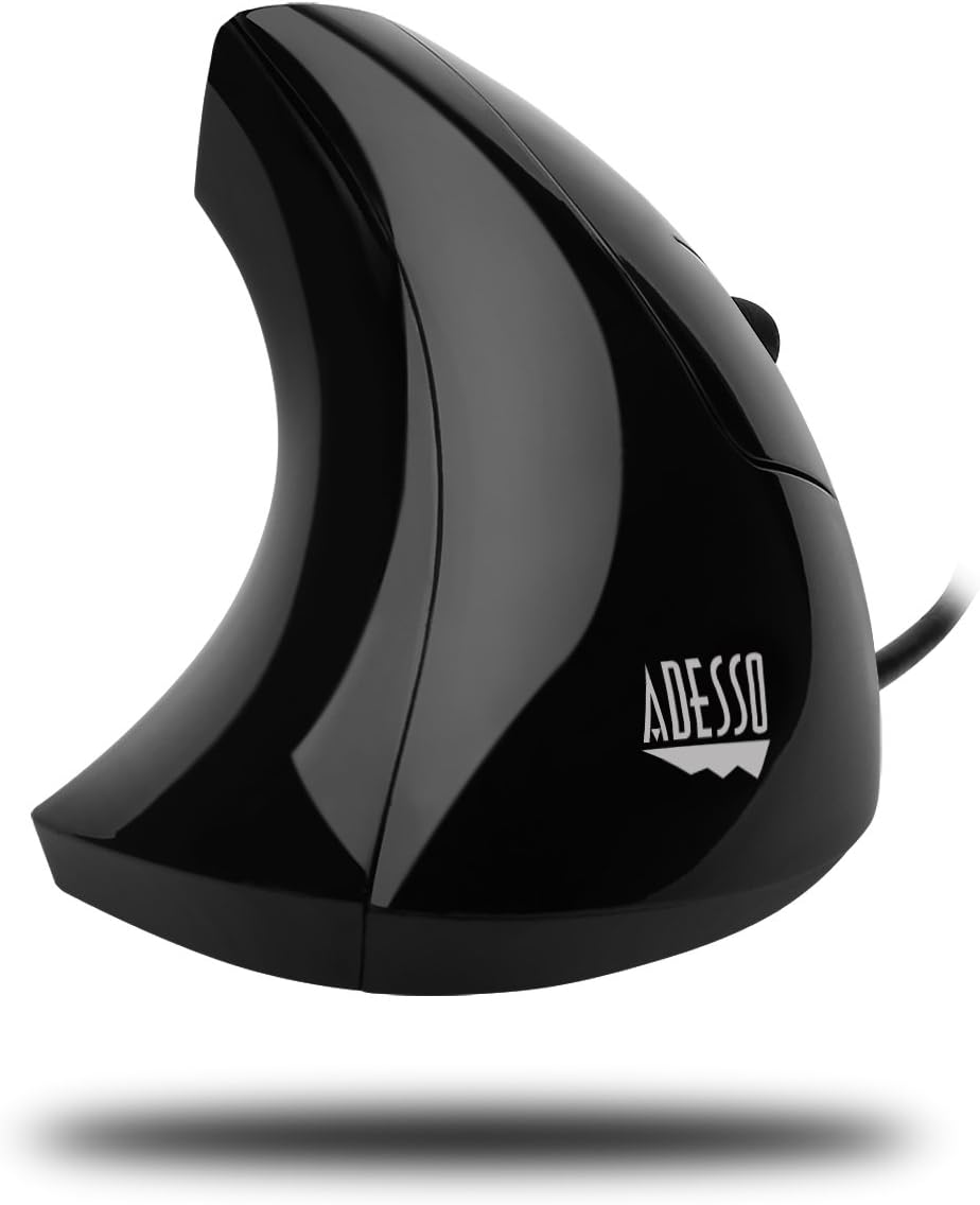 Glossy Black USB Optical Mouse with Scroll Wheel V685