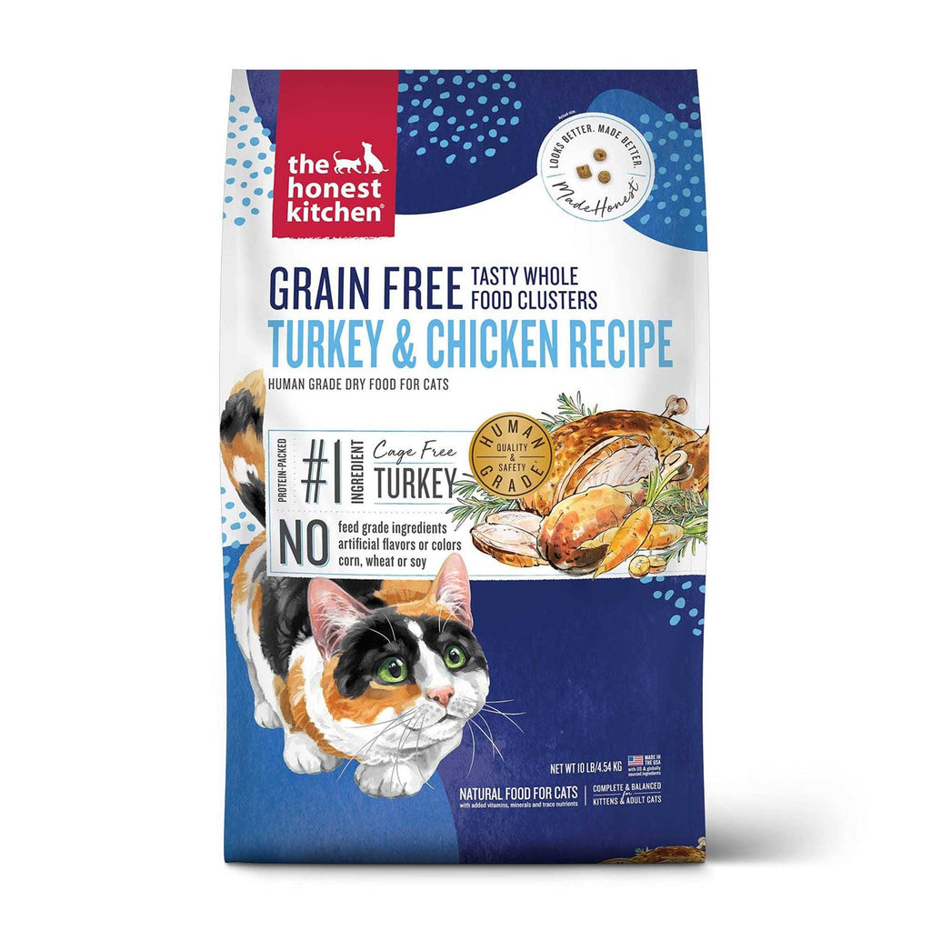 Grain-Free Turkey Chicken Dry Cat Food H450