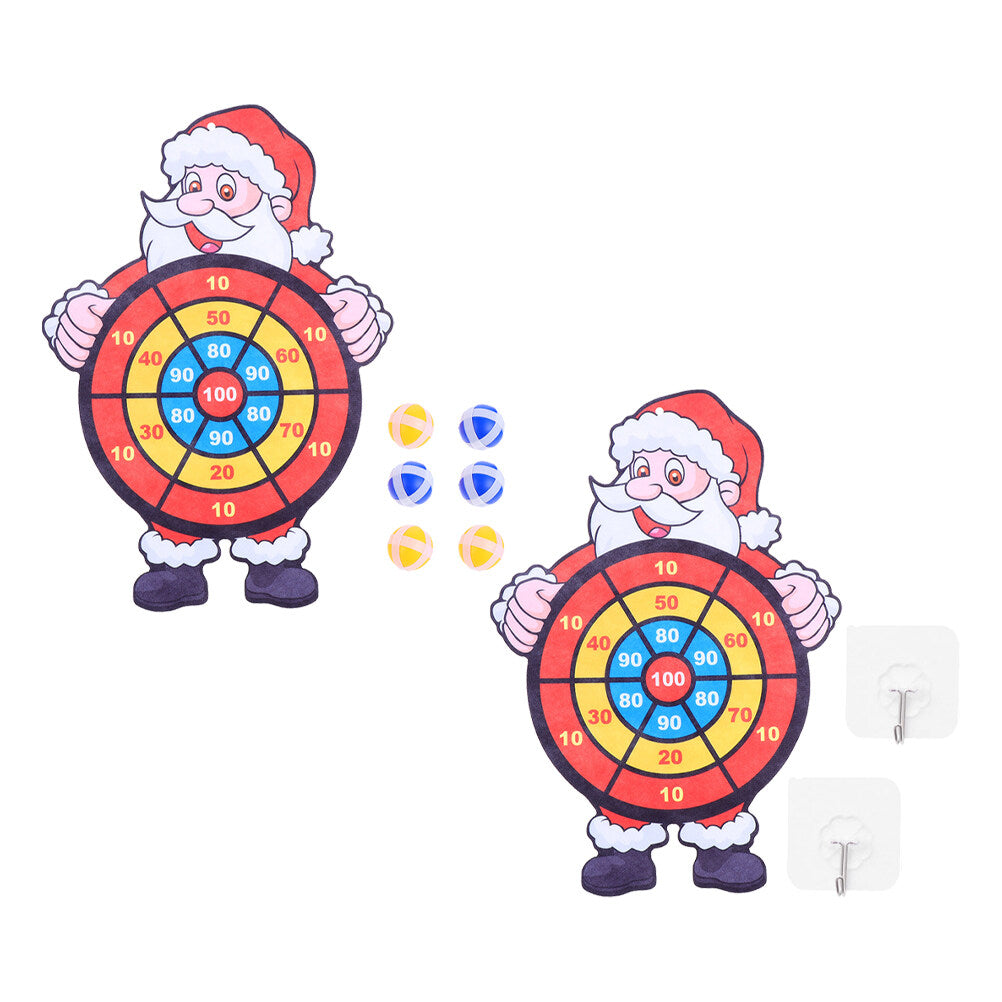 Portable Santa Claus Dart Board Toy E184