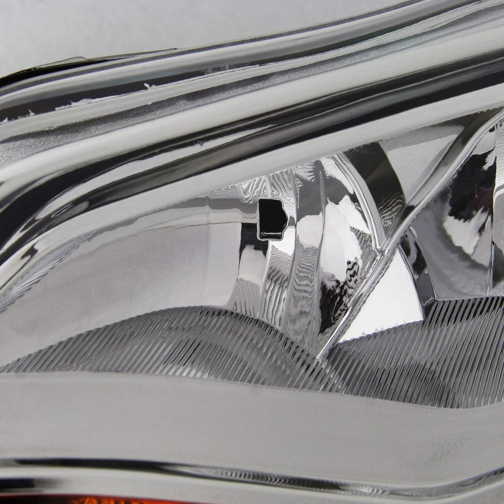 Chrome Trim Halogen Headlights Pair A8918
