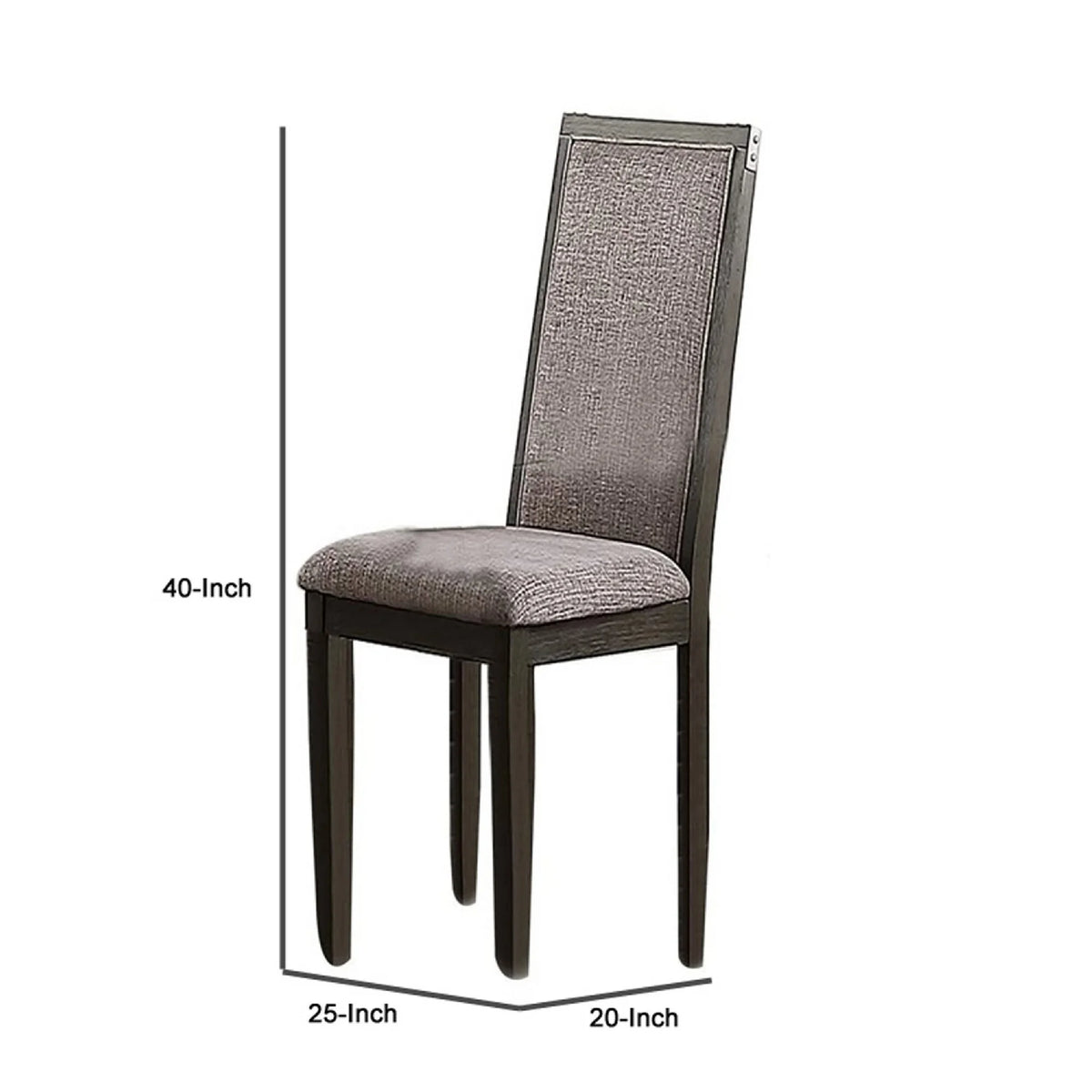 Set of 2 Wood Dining Chairs A793911
