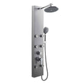 Stainless Steel Shower Panel Tower System with Rainfall Shower Head and Handheld Shower E40645