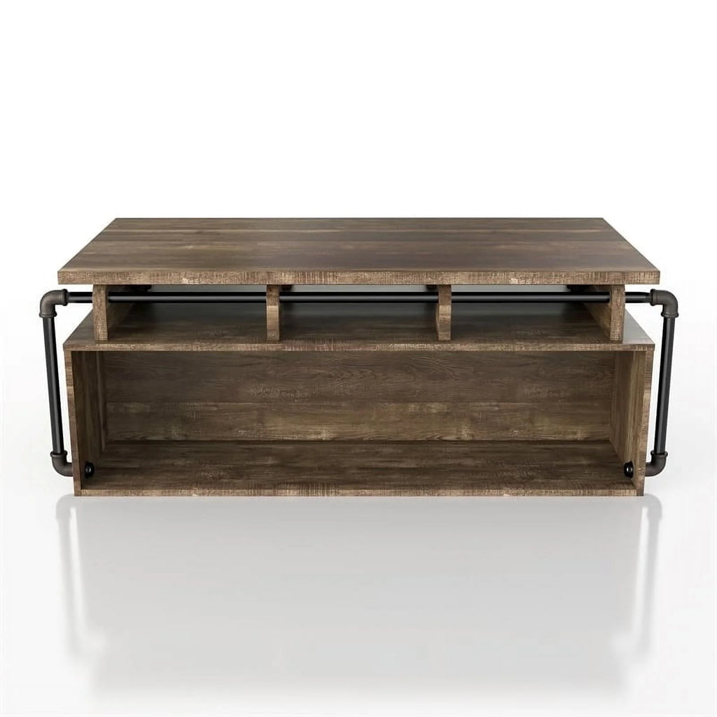 Modern Wood Lift-Top Coffee Table in Reclaimed Oak Z64817